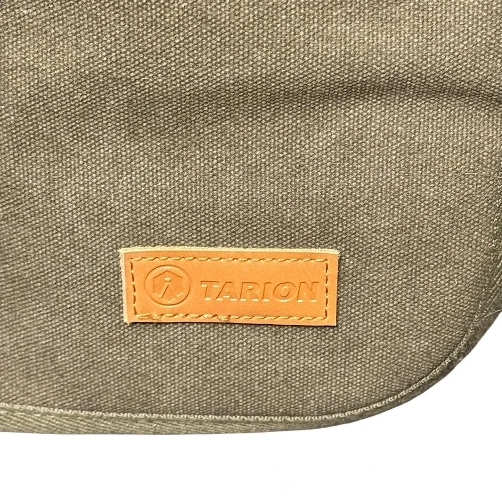 Tarion‎ RS01 Camera Messenger Bag DSLR Shoulder Padded Green Canvas NWT
